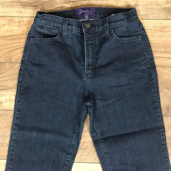 NYDJ Crop Denim Jeans Blue Size 4. Pre-owned in good used condition. Mea - Picture 2 of 5